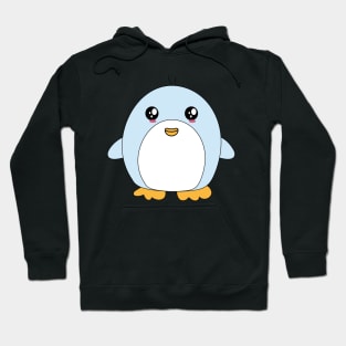 Cute Blue Penguin Kawaii Hoodie